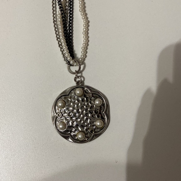 Divided by h & m lace black dress with necklace - Picture 3 of 10